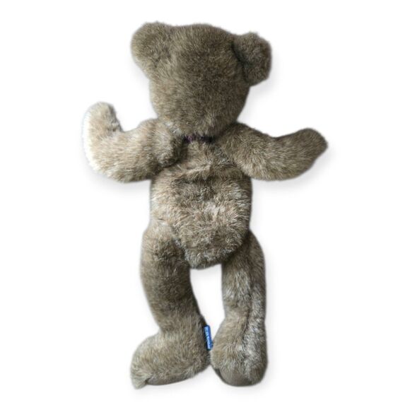 VINTAGE Boyd's Bear J.B.Bean Series 1985-95 Jointed Plush Brown Bear Bartholemew - Picture 3 of 6